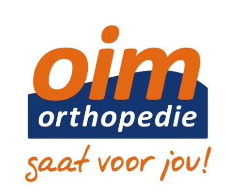 Sfeerafbeelding. U ziet het logo van OIM Orthopedie