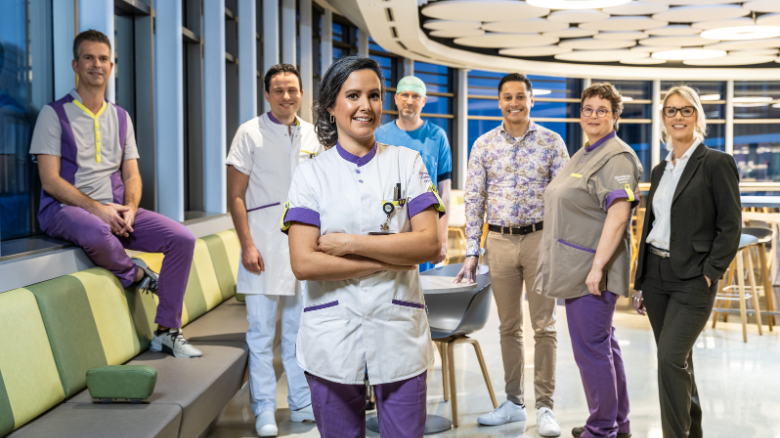 Collega's van het Ommelander Ziekenhuis Groningen