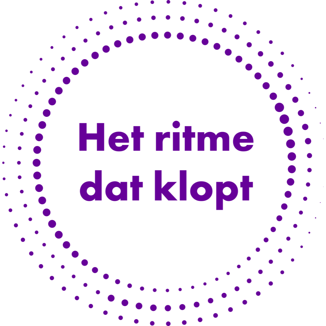Logo het ritme dat klopt